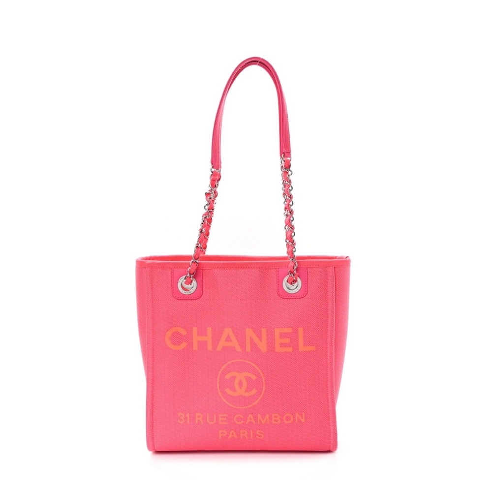 CHANEL Hot Pink & Orange Shoulder Bag